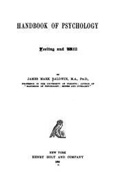 Front cover of Handbook of Psychology by James Mark Baldwin