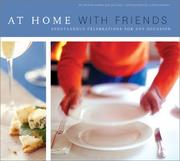 Front cover of At home with friends by Michele Adams