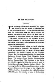 Cover of Prince Siddartha: The Japanese Buddha by John Laidlaw Atkinson