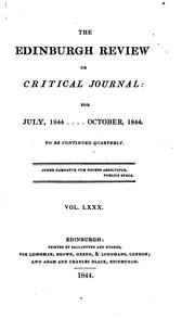 Cover of The Edinburgh review by Sydney Smith