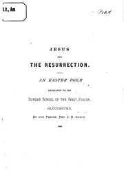 Cover of Jesus and the Resurrection by John Bremner Green
