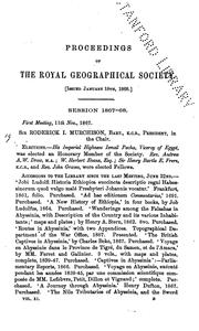 Cover of Proceedings .. by John Scott Keltie