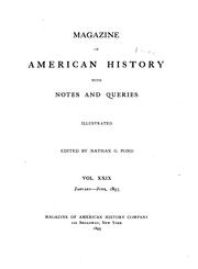Front cover of The Magazine of American history with notes and queries by Benjamin F. DeCosta
