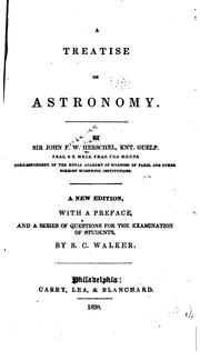 Front cover of A Treatise on Astronomy by John Frederick William Herschel