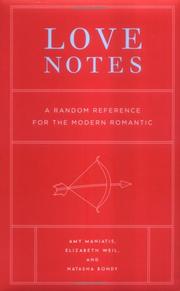 Cover of Love notes by Natasha Bondy
