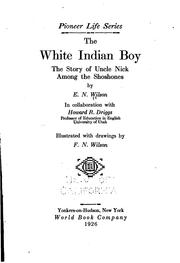 Front cover of The white Indian boy by Elijah Nicholas Wilson