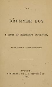 Cover of The drummer boy by John Townsend Trowbridge