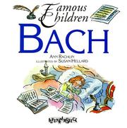 Cover of Bach by Ann Rachlin