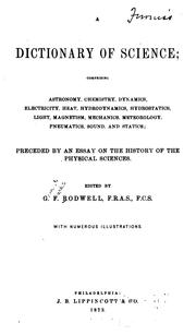 Front cover of A dictionary of science by G. F. Rodwell