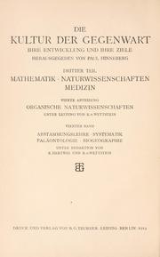 Cover of Abstammungslehre, Systematik, Paläontologie, Biogeographie by Richard Hertwig