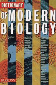 Cover of Dictionary of modern biology by Norah Rudin
