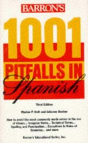 Front cover of Barron's 1001 pitfalls in Spanish by Marion Peter Holt