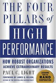 Front cover of The Four Pillars of High Performance by Paul Charles Light
