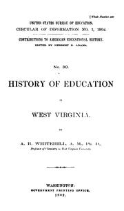 Cover of Circular of Information of the Bureau of Education, for .. by United States Bureau of Education