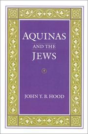 Front cover of Aquinas and the Jews by John Y. B. Hood