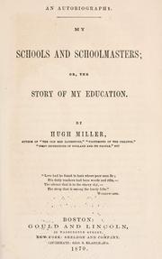 Cover of An autobiography by Hugh Miller
