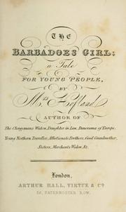 Cover of The Barbadoes girl by Barbara Wreaks Hoole Hofland