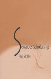 Cover of Sensuous scholarship by Paul Stoller
