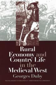 Front cover of Économie rural et la vie des campagnes dans l'occident mediéval by Georges Duby
