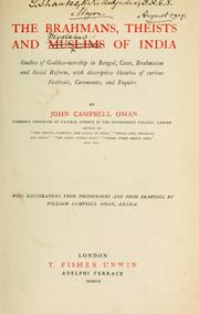 Cover of The Brahmans, theists and Muslims of India by John Campbell Oman