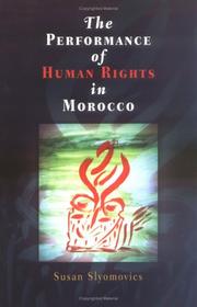 Cover of The Performance Of Human Rights In Morocco (Pennsylvania Studies in Human Rights) by Susan Slyomovics