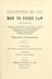 Front cover of Chadman's cyclopedia of law by Charles E. Chadman