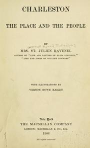 Cover of Charleston by Harriott Horry Ravenel