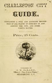 Front cover of The Charleston city guide by James Clayton Prentiss