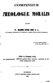 Front cover of Compendium theologiae moralis by Jean Pierre Gury