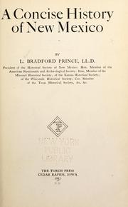 Front cover of A concise history of New Mexico by L. Bradford Prince