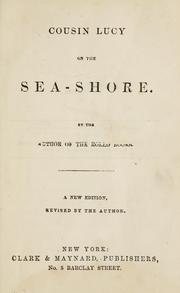 Front cover of Cousin Lucy on the sea-shore by Jacob Abbott