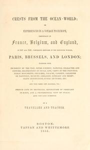 Front cover of Crests from the ocean-world by Alonzo Tripp