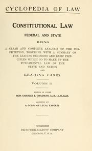 Front cover of Cyclopedia of law .. by Charles E. Chadman