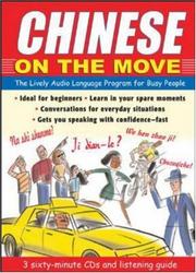 Front cover of Chinese On the Move (3CDs + Guide) (On the Move) by Jane Wightwick
