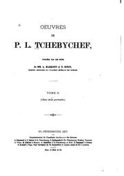 Front cover of Oeuvres de P. L. Tchebychef by Pafnutiĭ Lʹvovich Chebyshev