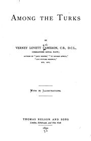 Front cover of Among the Turks by Verney Lovett Cameron