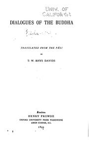 Front cover of Sacred Books of the Buddhists by F. Max Müller