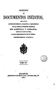 Front cover of Colección de documentos inéditos relativos al descubrimiento, conquista y colonización de las .. by America