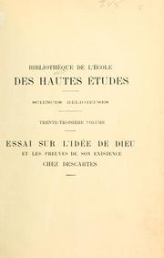 Cover of Essai sur l'idée de Dieu et les preuves de son existence chez Descartes by Alexandre Koyré