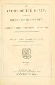 Cover of Faiths of the world by James Gardner