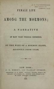 Front cover of Female life among the Mormons by Maria Ward