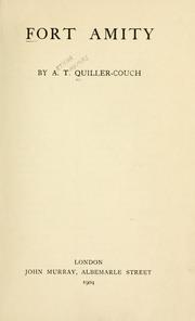 Cover of Fort Amity by Arthur Quiller-Couch