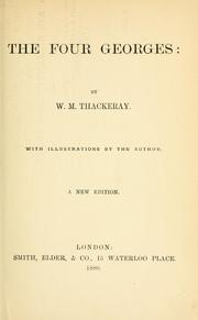 Cover of The four Georges by William Makepeace Thackeray