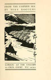 Cover of From the Eastern sea by Yoné Noguchi