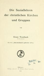 Front cover of Gesammelte Schriften by Ernst Troeltsch
