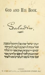 Cover of God and his book by William Stewart Ross