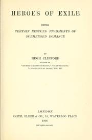 Front cover of Heroes of exile by Clifford, Hugh Charles Sir