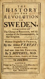 Front cover of Histoire des révolutions de Suède by René-Aubert Vertot