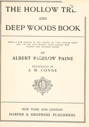 Cover of The hollow tree and deep woods book by Albert Bigelow Paine