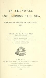 Cover of In Cornwall and Across the sea by Douglas Sladen